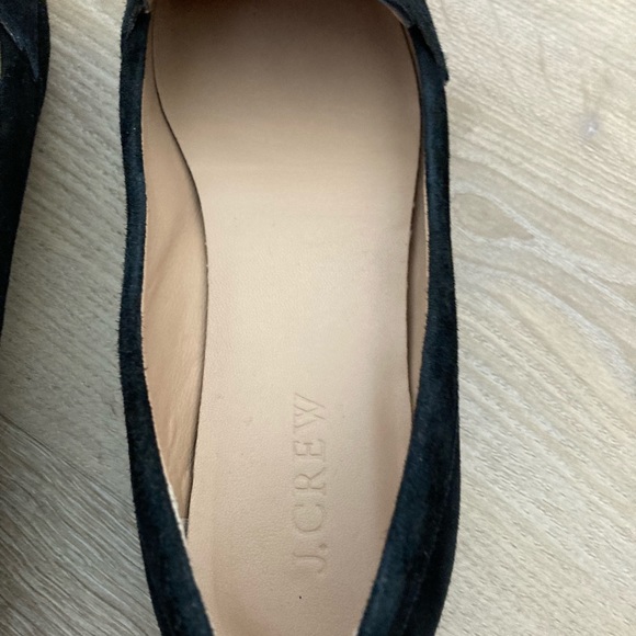 J.Crew Black Suede Loafers Sz 5.5 - Picture 5 of 6